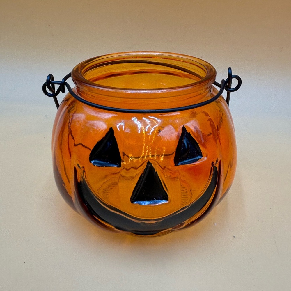 Jack o lantern tea light holder, Halloween
